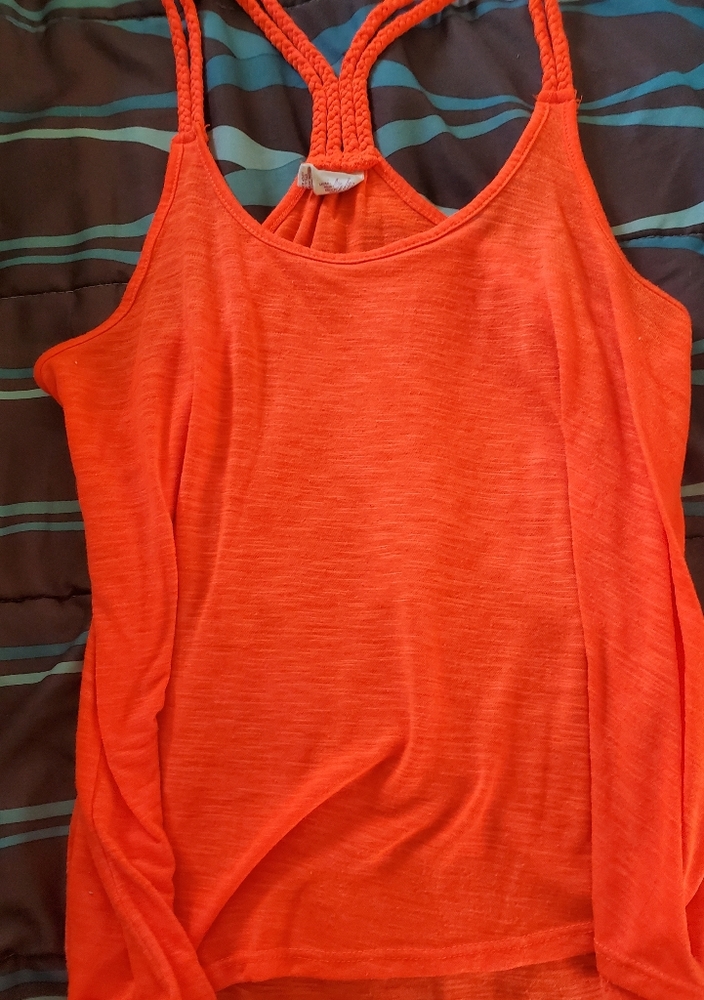 Orange tank top